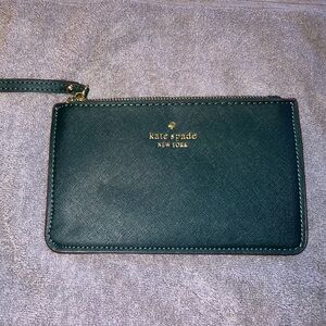 Kate Spade Green Wristlet
